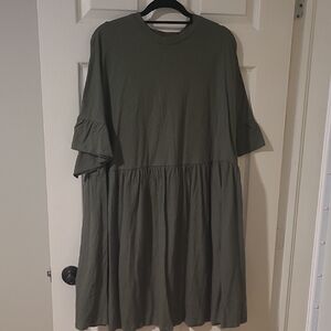 Olive Green Dress
